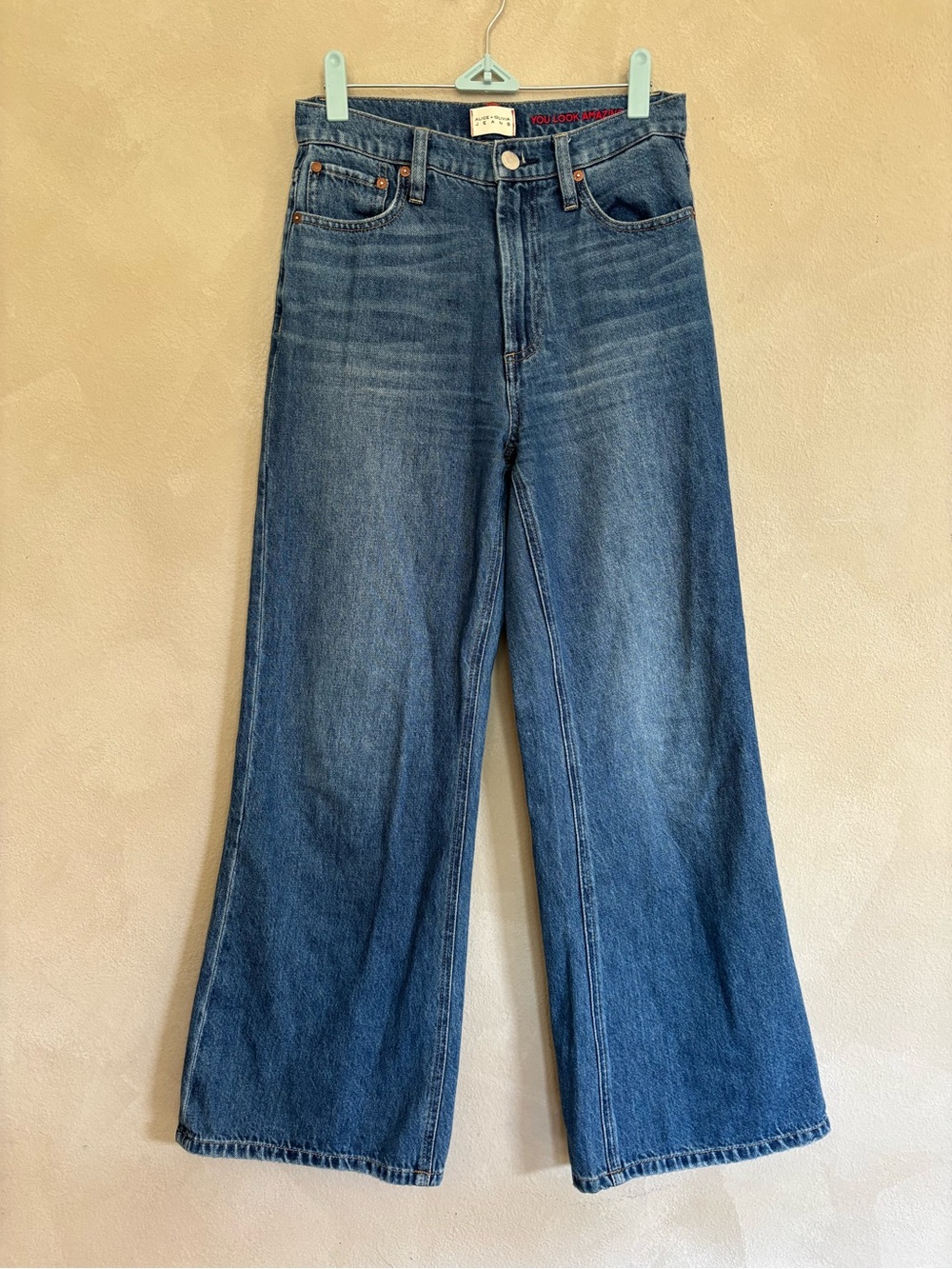 Alice + Olivia wide leg jeans